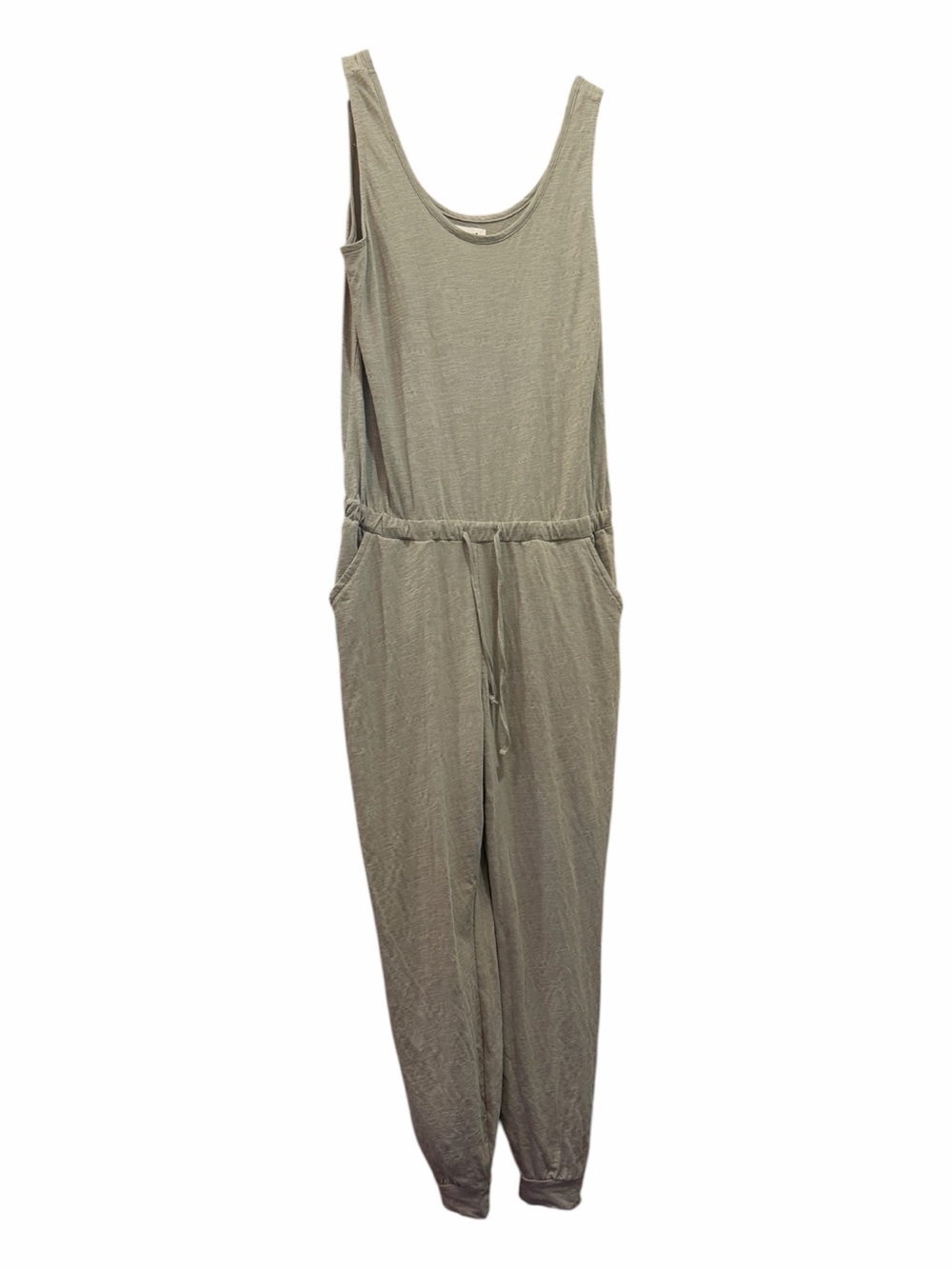 Pact Organic Cotton Olive Jumpsuit